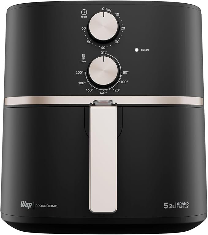 WAP Fritadeira Elétrica Air Fryer GRAND FAMILY 5,2 Litros - Imagem 6